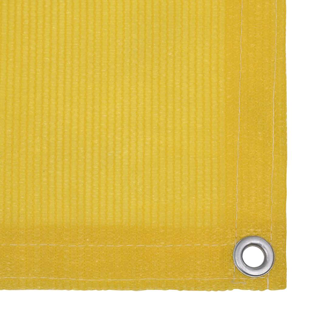 310997 vidaXL Balcony Screen Yellow 90x400 cm HDPE