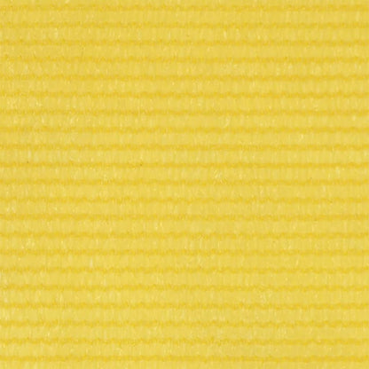 vidaXL Balcony Screen Yellow 90x600 cm HDPE