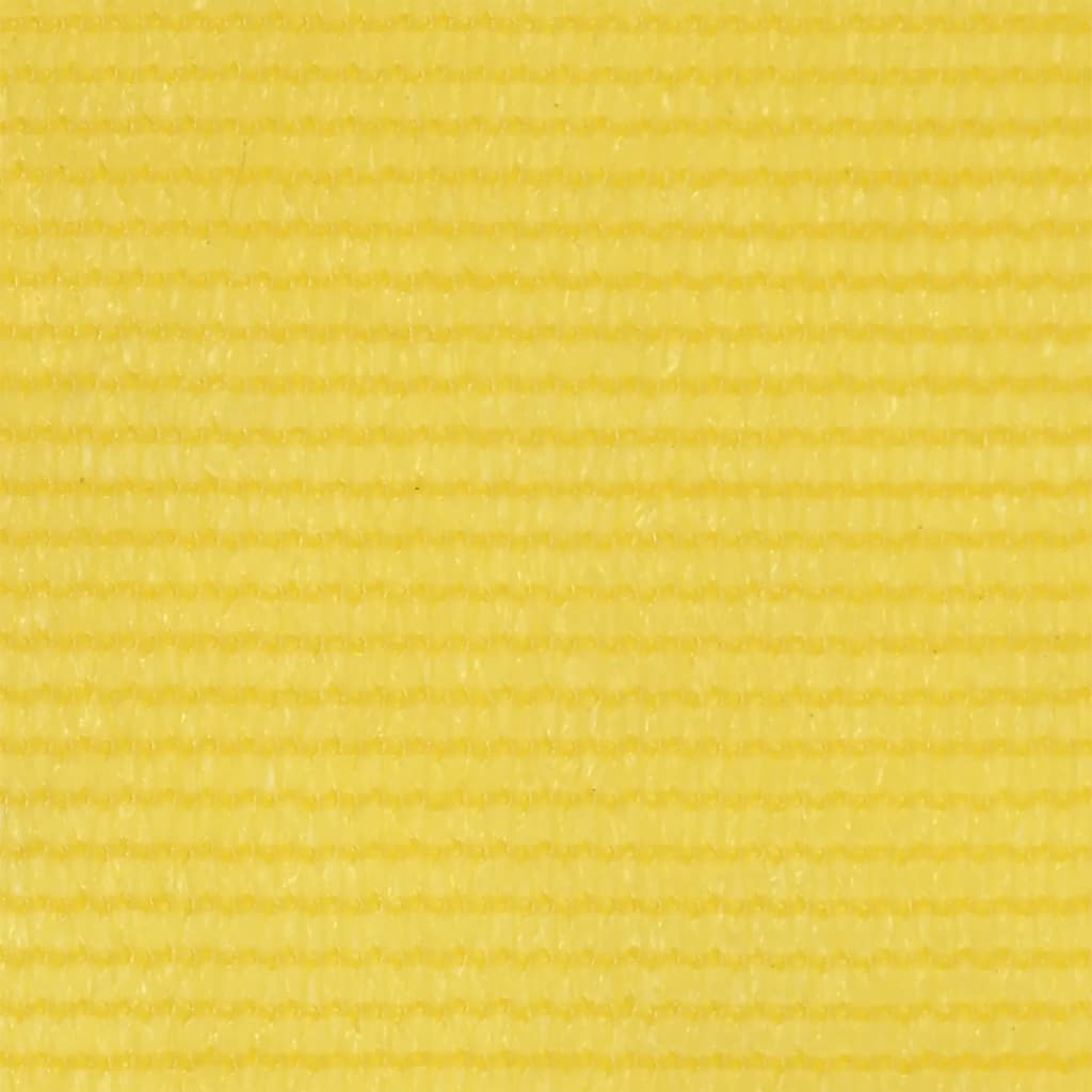 vidaXL Balcony Screen Yellow 120x300 cm HDPE