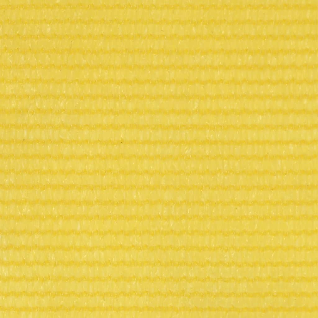 vidaXL Balcony Screen Yellow 120x400 cm HDPE