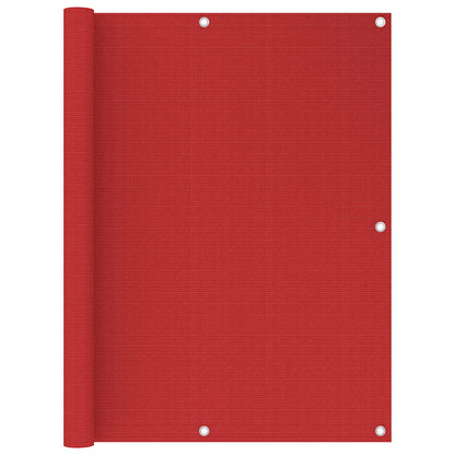 311013 vidaXL Balcony Screen Red 120x400 cm HDPE