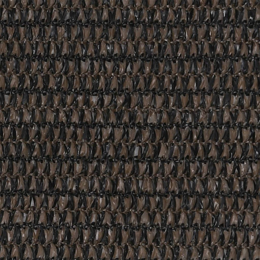 vidaXL Balcony Screen Brown 75x400 cm HDPE