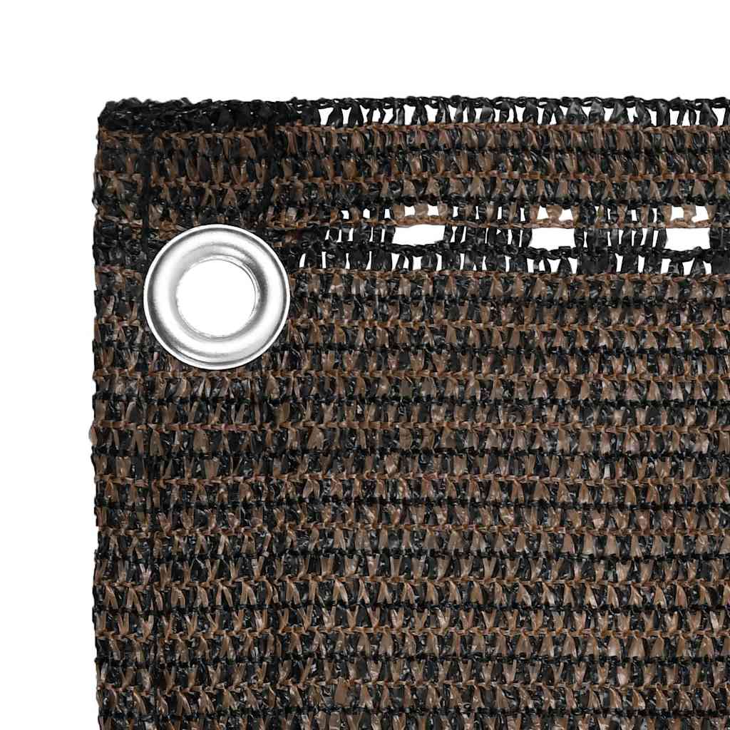 311049 vidaXL Balcony Screen Brown 120x400 cm HDPE