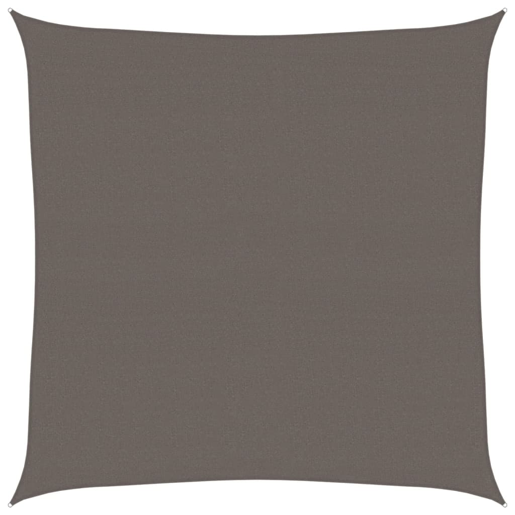 vidaXL Sunshade Sail 160 g/m² Anthracite 7x7 m HDPE