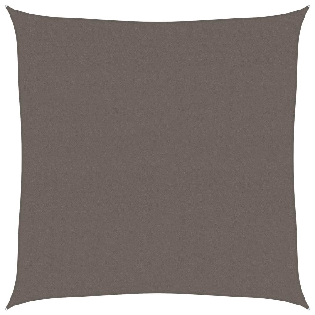 vidaXL Sunshade Sail 160 g/m² Anthracite 7x7 m HDPE