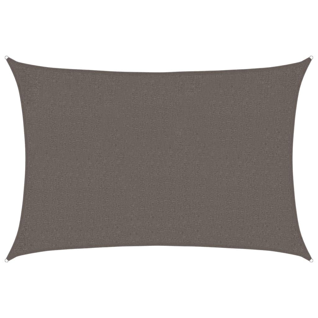 vidaXL Sunshade Sail 160 g/m² Anthracite 2x3 m HDPE