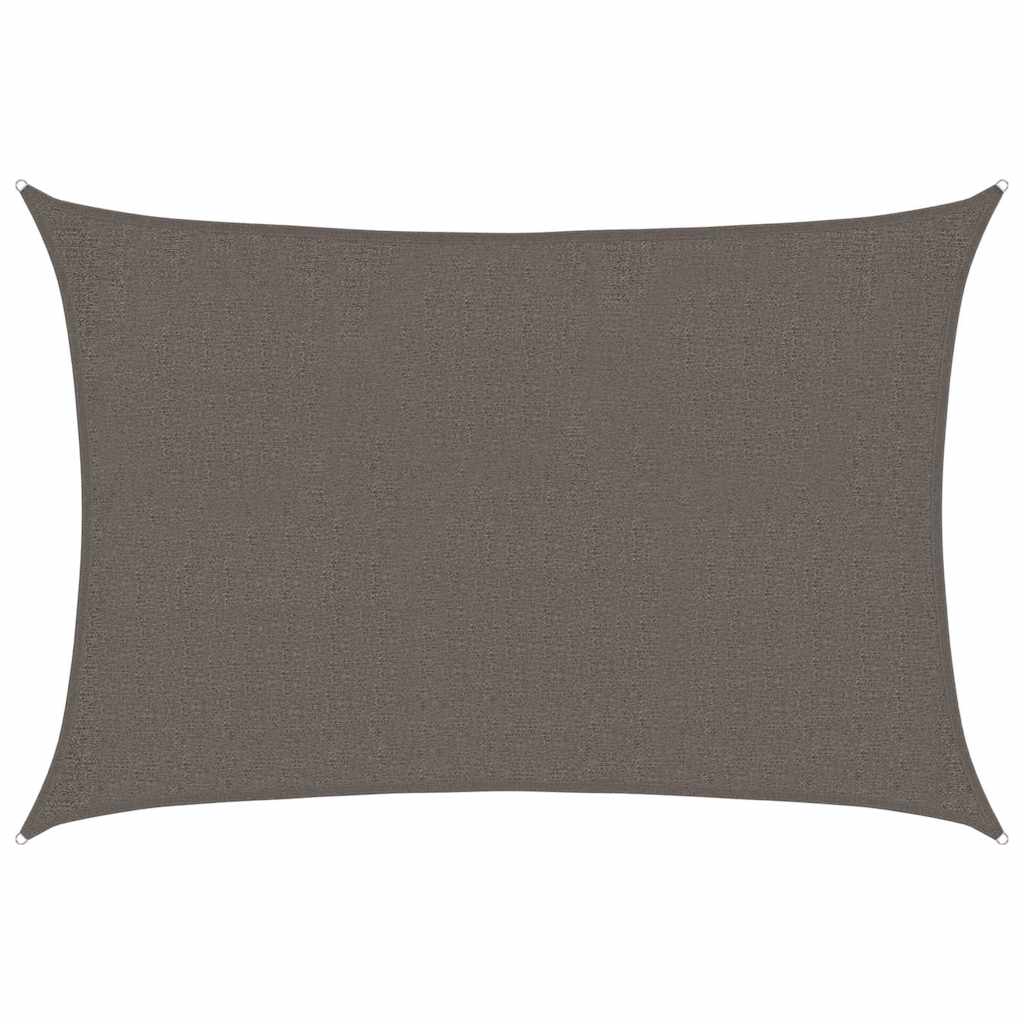 vidaXL Sunshade Sail 160 g/m² Anthracite 2x3 m HDPE