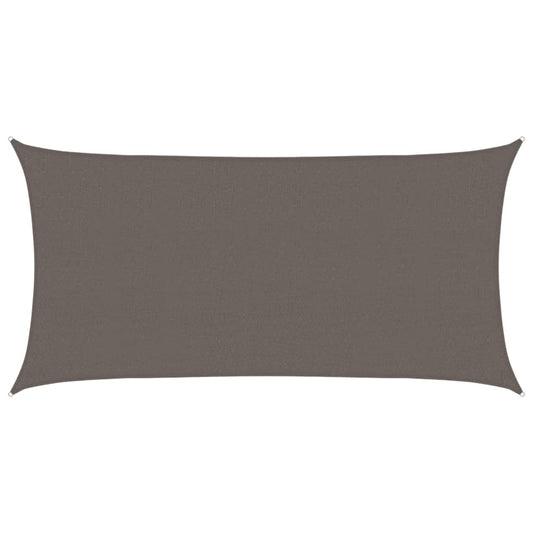 vidaXL Sunshade Sail HDPE 2x3.5 m Anthracite