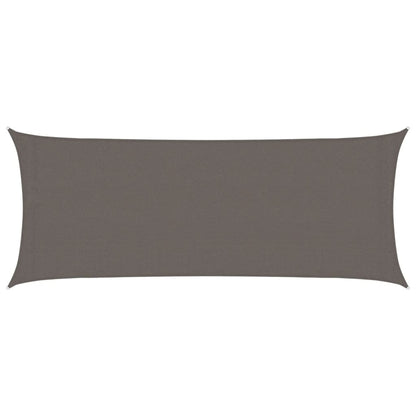 vidaXL Sunshade Sail 160 g/m² Anthracite 2x4.5 m HDPE
