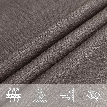 vidaXL Sunshade Sail 160 g/m² Anthracite 2x4.5 m HDPE