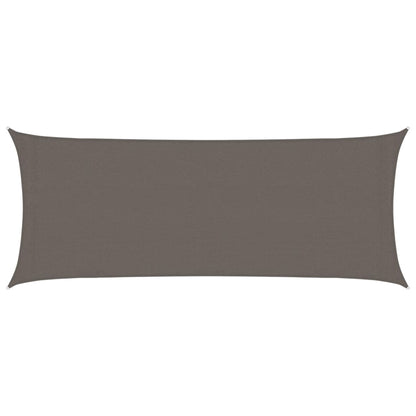 vidaXL Sunshade Sail 160 g/m² Anthracite 2x5 m HDPE