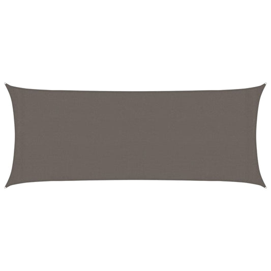 vidaXL Sunshade Sail 160 g/m² Anthracite 2x5 m HDPE