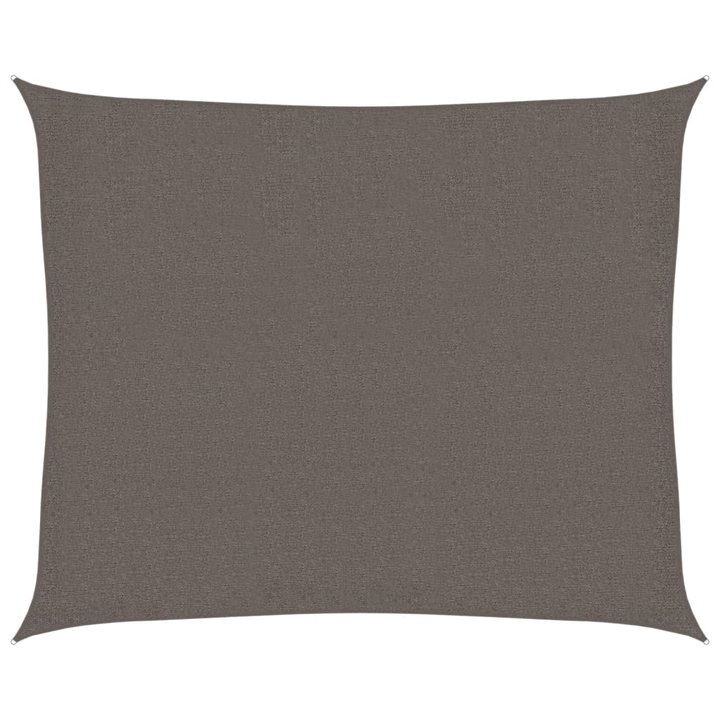 vidaXL Sunshade Sail 160 g/m² Anthracite 2.5x3 m HDPE