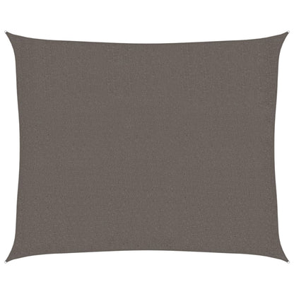 vidaXL Sunshade Sail 160 g/m² Anthracite 2.5x3 m HDPE