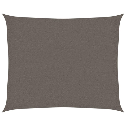 vidaXL Sunshade Sail 160 g/m² Anthracite 2.5x3 m HDPE