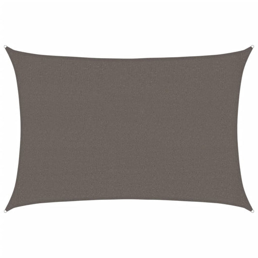 vidaXL Sunshade Sail 160 g/m² Anthracite 2.5x3.5 m HDPE