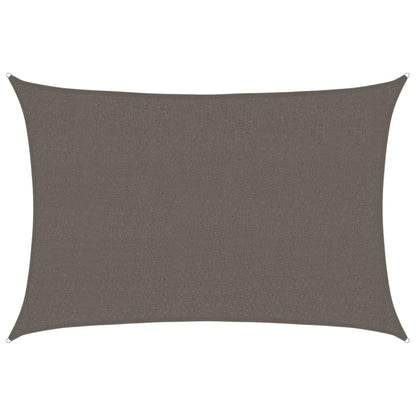 vidaXL Sunshade Sail 160 g/m² Anthracite 2.5x4 m HDPE