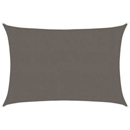 vidaXL Sunshade Sail 160 g/m² Anthracite 3x4.5 m HDPE