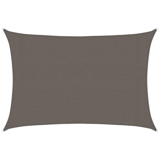 vidaXL Sunshade Sail 160 g/m² Anthracite 3x4.5 m HDPE