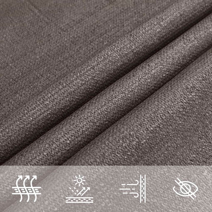 vidaXL Sunshade Sail 160 g/m² Anthracite 3x6 m HDPE