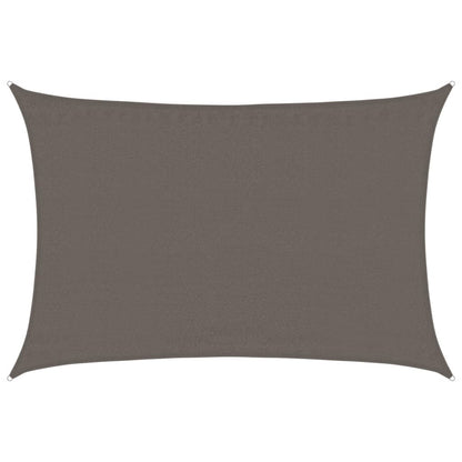 vidaXL Sunshade Sail 160 g/m² Anthracite 3.5x4.5 m HDPE