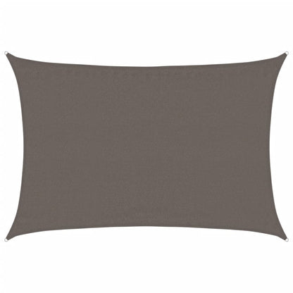 vidaXL Sunshade Sail 160 g/m² Anthracite 3.5x5 m HDPE