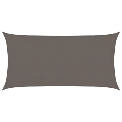vidaXL Sunshade Sail 160 g/m² Anthracite 4x7 m HDPE