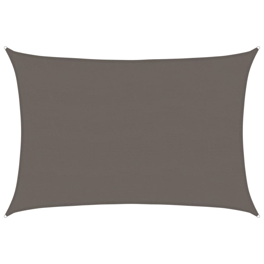 vidaXL Sunshade Sail 160 g/m² Anthracite 5x6 m HDPE