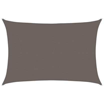 vidaXL Sunshade Sail 160 g/m² Anthracite 5x7 m HDPE