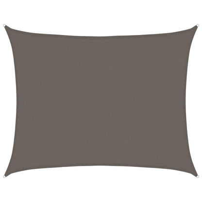 vidaXL Sunshade Sail 160 g/m² Anthracite 6x7 m HDPE