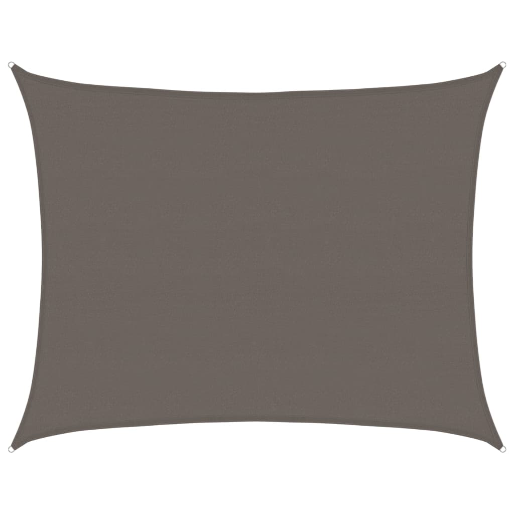 vidaXL Sunshade Sail 160 g/m² Anthracite 6x8 m HDPE
