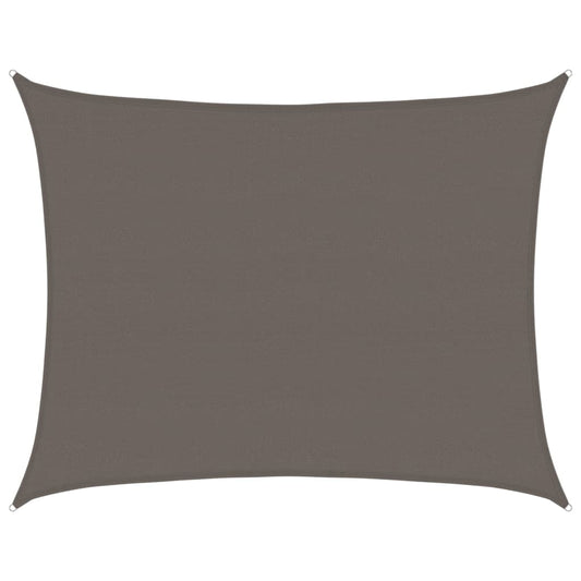 vidaXL Sunshade Sail 160 g/m² Anthracite 6x8 m HDPE