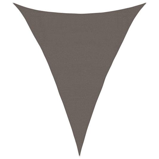 vidaXL Sunshade Sail 160 g/m² Anthracite 3x4x4 m HDPE