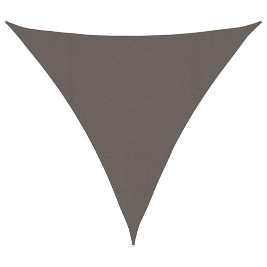 vidaXL Sunshade Sail 160 g/m² Anthracite 4x4x4 m HDPE