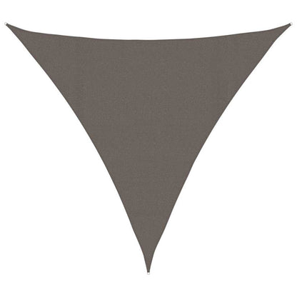 311093 vidaXL Sunshade Sail 160 g/m² Anthracite 4x4x4 m HDPE