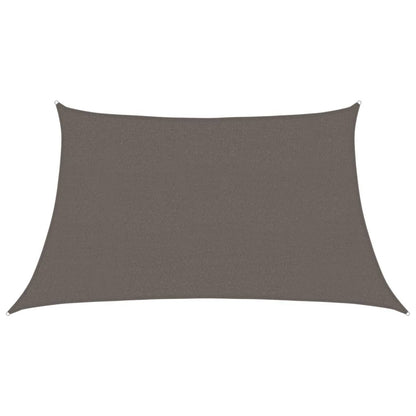 vidaXL Sunshade Sail 160 g/m² Anthracite 3/4x2 m HDPE
