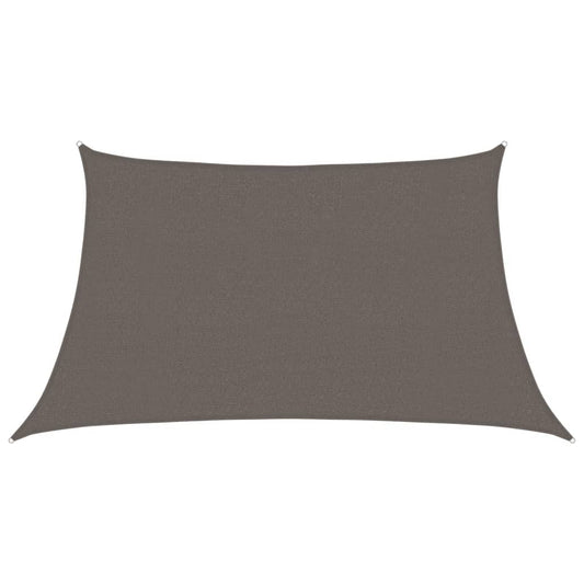 vidaXL Sunshade Sail 160 g/m² Anthracite 3/4x2 m HDPE