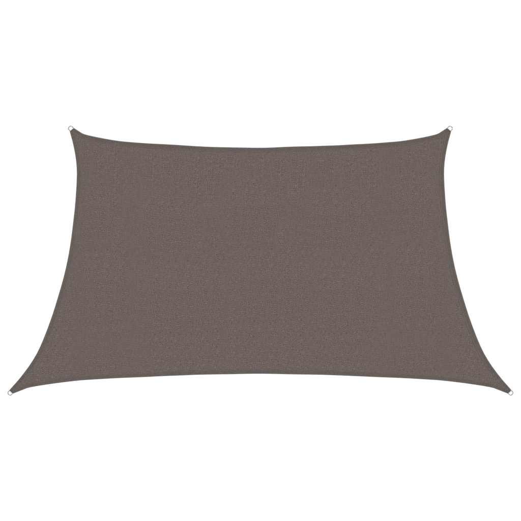 311103 vidaXL Sunshade Sail 160 g/m² Anthracite 3/4x2 m HDPE