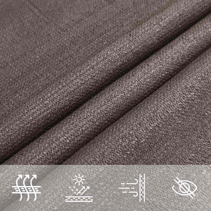 311103 vidaXL Sunshade Sail 160 g/m² Anthracite 3/4x2 m HDPE