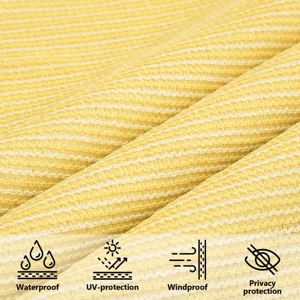 vidaXL Sunshade Sail 160 g/m² Beige 2x3 m HDPE