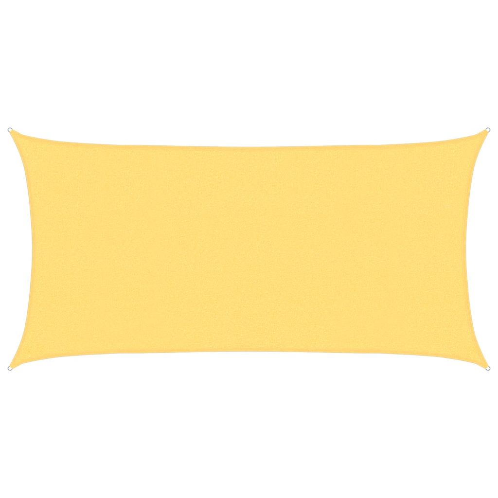vidaXL Sunshade Sail 160 g/m² Beige 2x3.5 m HDPE