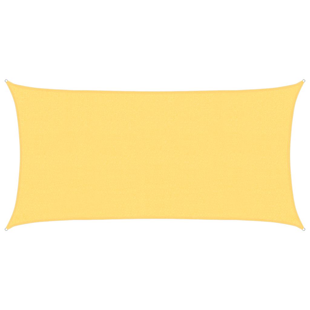 vidaXL Sunshade Sail 160 g/m² Beige 2x3.5 m HDPE