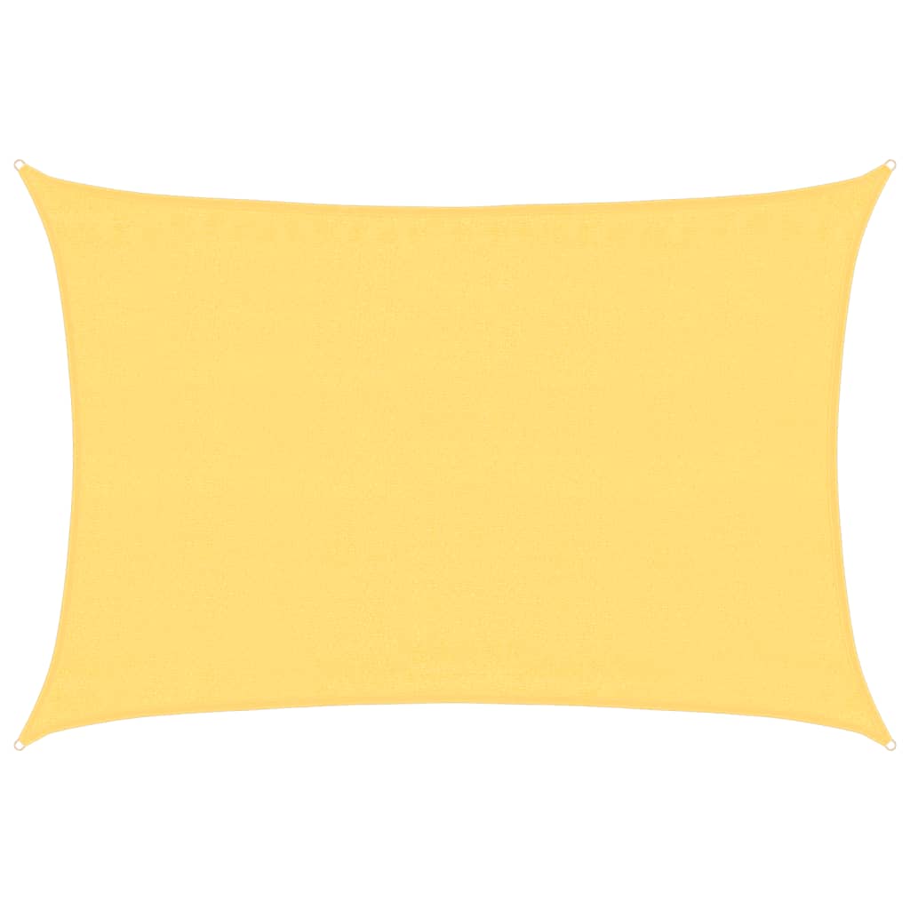 vidaXL Sunshade Sail 160 g/m² Beige 3.5x4.5 m HDPE