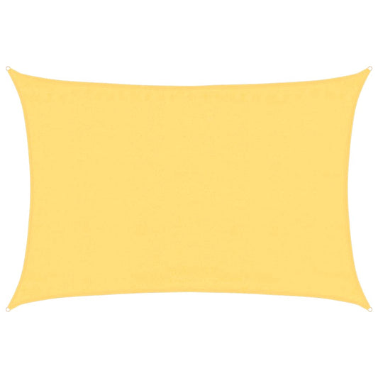vidaXL Sunshade Sail 160 g/m² Beige 3.5x5 m HDPE