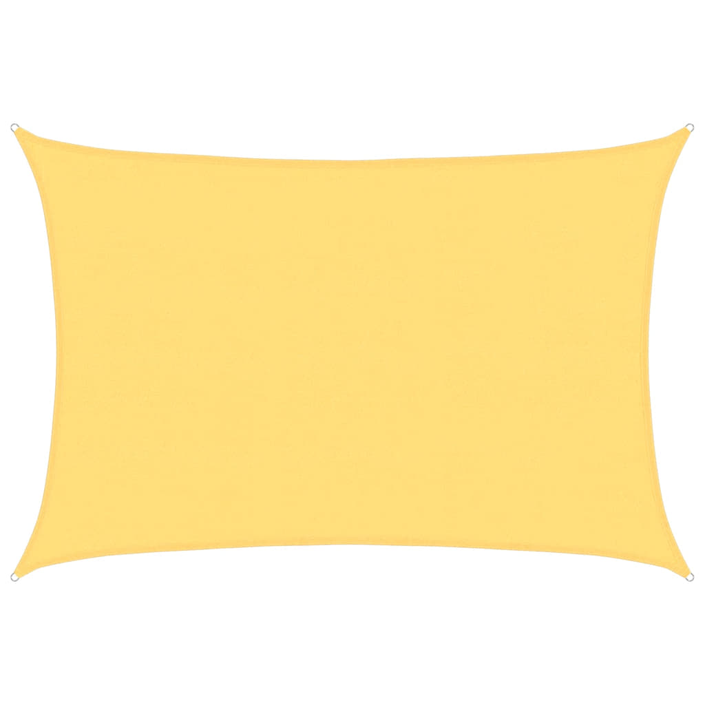 vidaXL Sunshade Sail 160 g/m² Beige 5x6 m HDPE