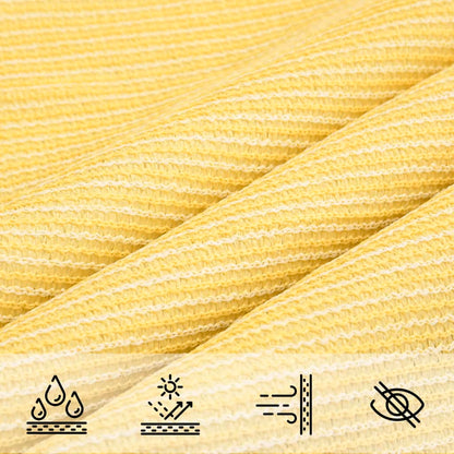 311139 vidaXL Sunshade Sail 160 g/m² Beige 6x7 m HDPE