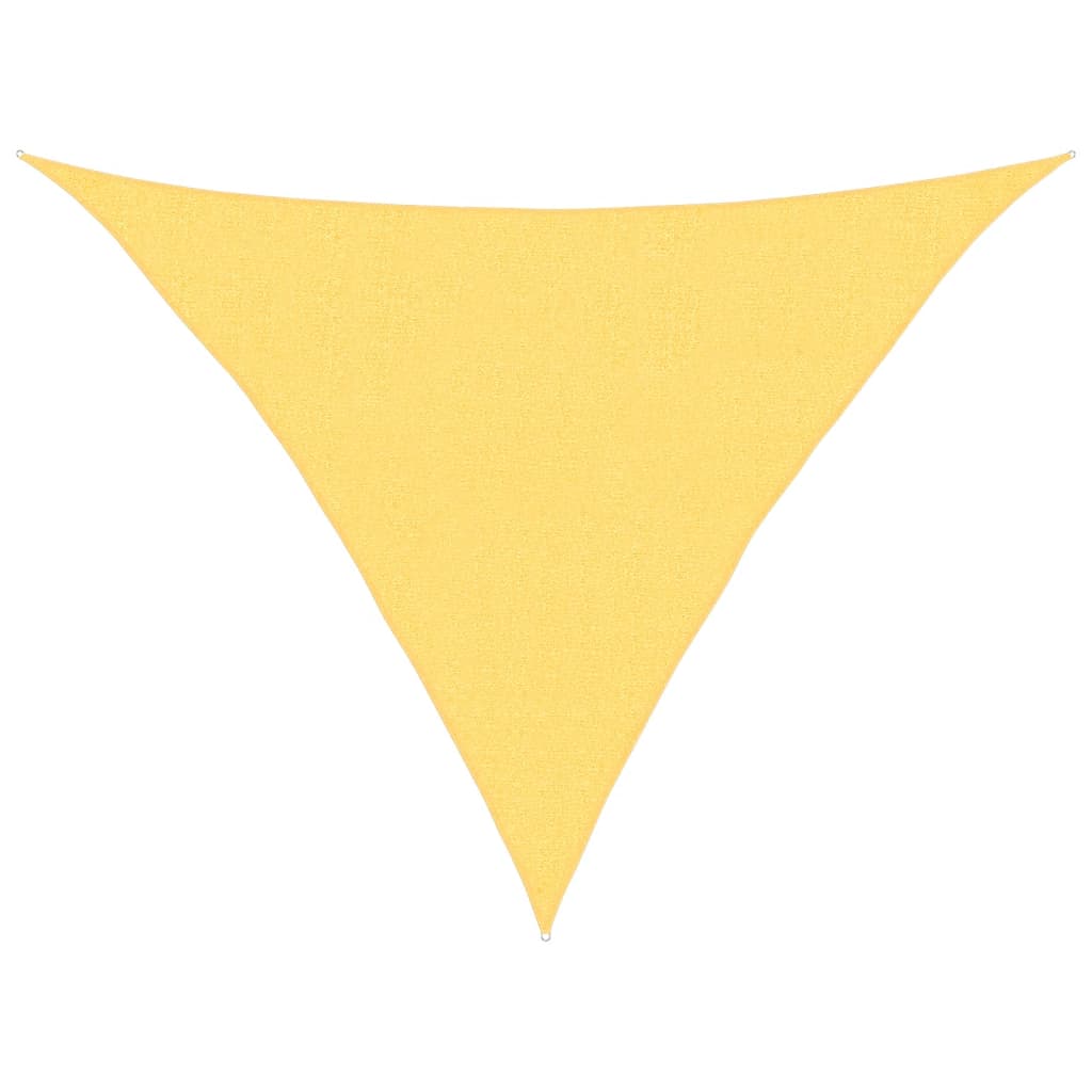 vidaXL Sunshade Sail 160 g/m² Beige 2.5x2.5x3.5 m HDPE