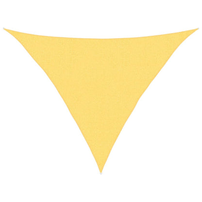 vidaXL Sunshade Sail 160 g/m² Beige 2.5x2.5x3.5 m HDPE