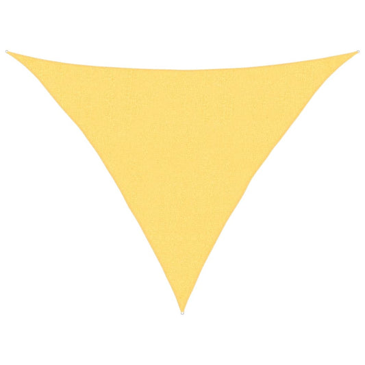 vidaXL Sunshade Sail 160 g/m² Beige 2.5x2.5x3.5 m HDPE