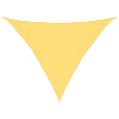 vidaXL Sunshade Sail 160 g/m² Beige 3.5x3.5x4.9 m HDPE
